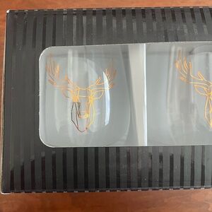 Elegant Deer Design Glass Set